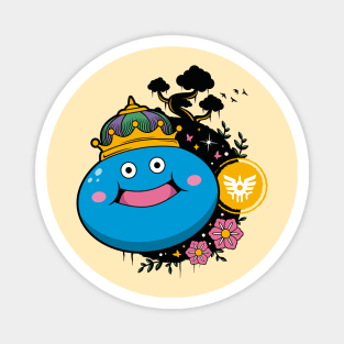 King Slime Japanese Landscape Magnet